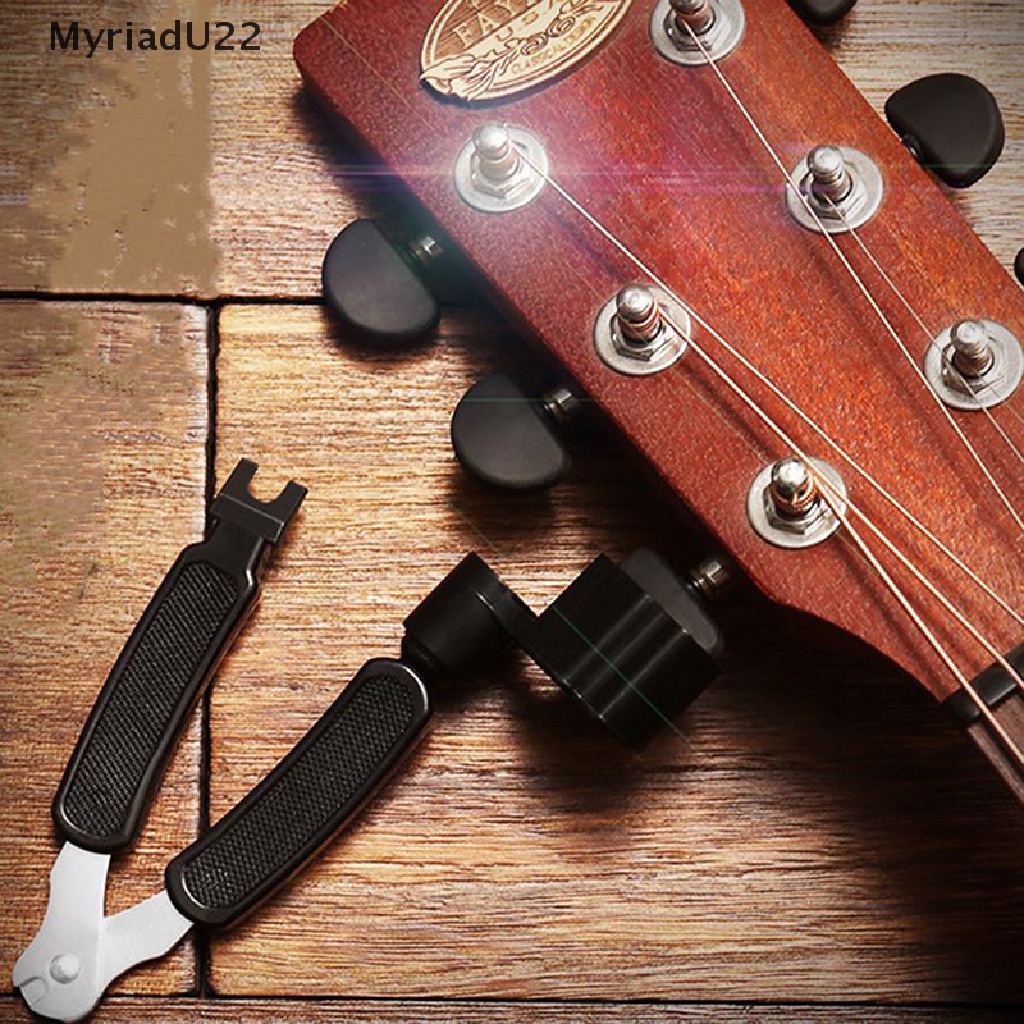 MYR 3 in 1 Tool Guitar Winder + String Cutter + Pin Puller for Guitar