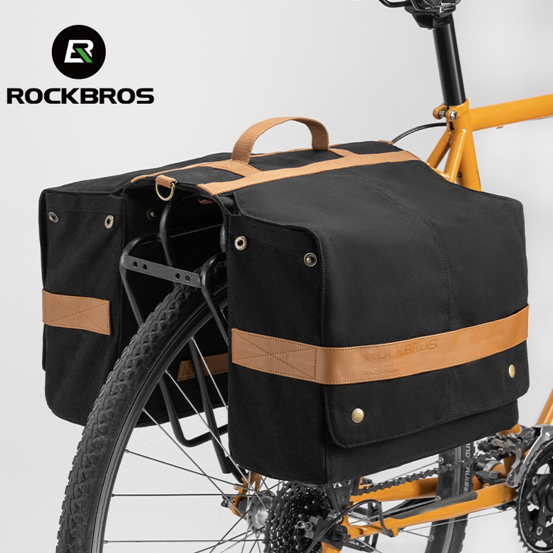 Rockbros Bicycle Rear Seat Bag Large Capacity Retro Pack road Bike MTB