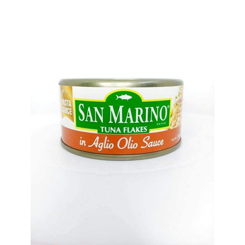 San Marino Tuna Flakes in Aglio Olio Pasta Sauce 180g | Shopee Philippines