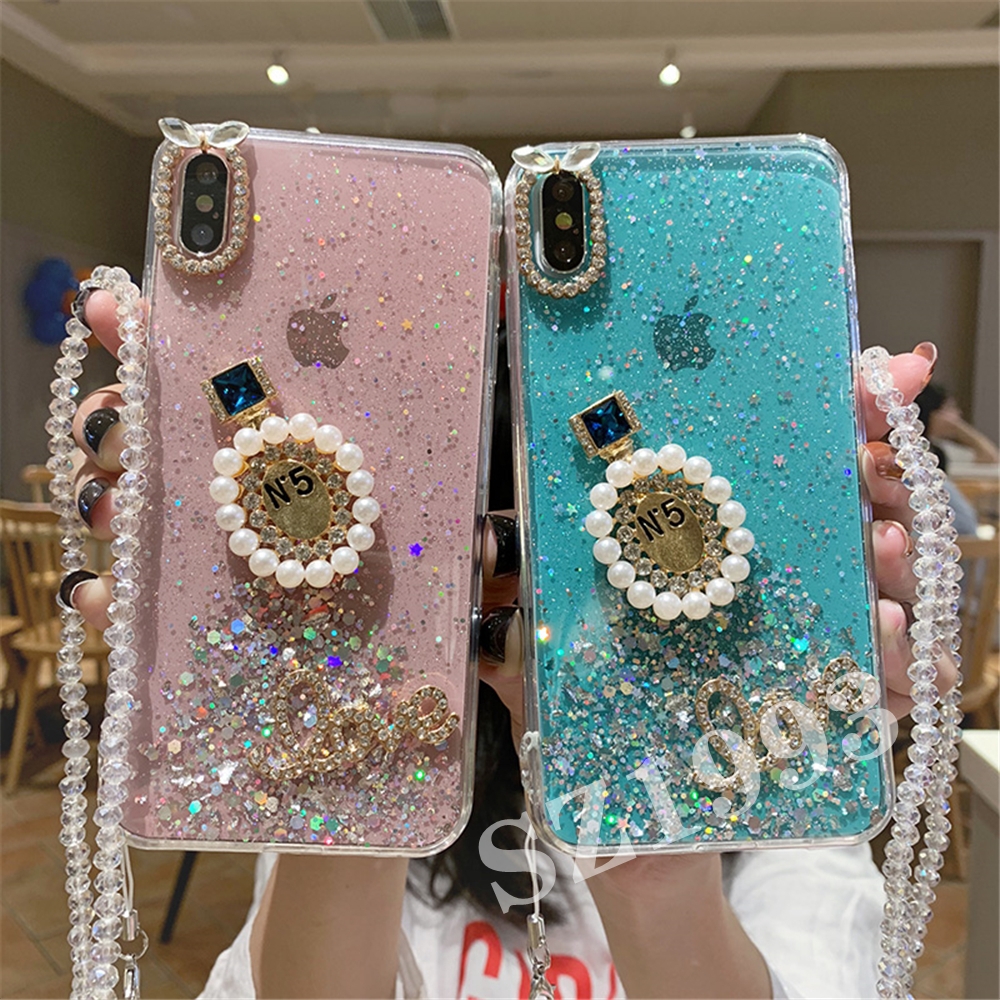 Fashion Chanel No 5 Rhinestone Perfume Bottle Phone Case Iphone X Xs Xr Xsmax 8 7 6 6s Plus Cover Shopee Philippines