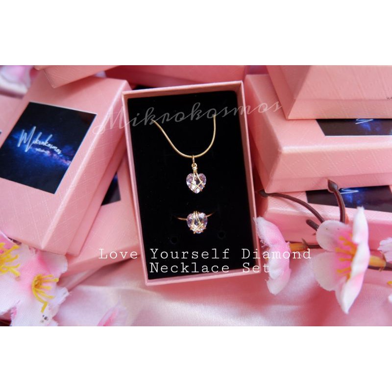 Ly Diamond Heart Necklace Shopee Philippines