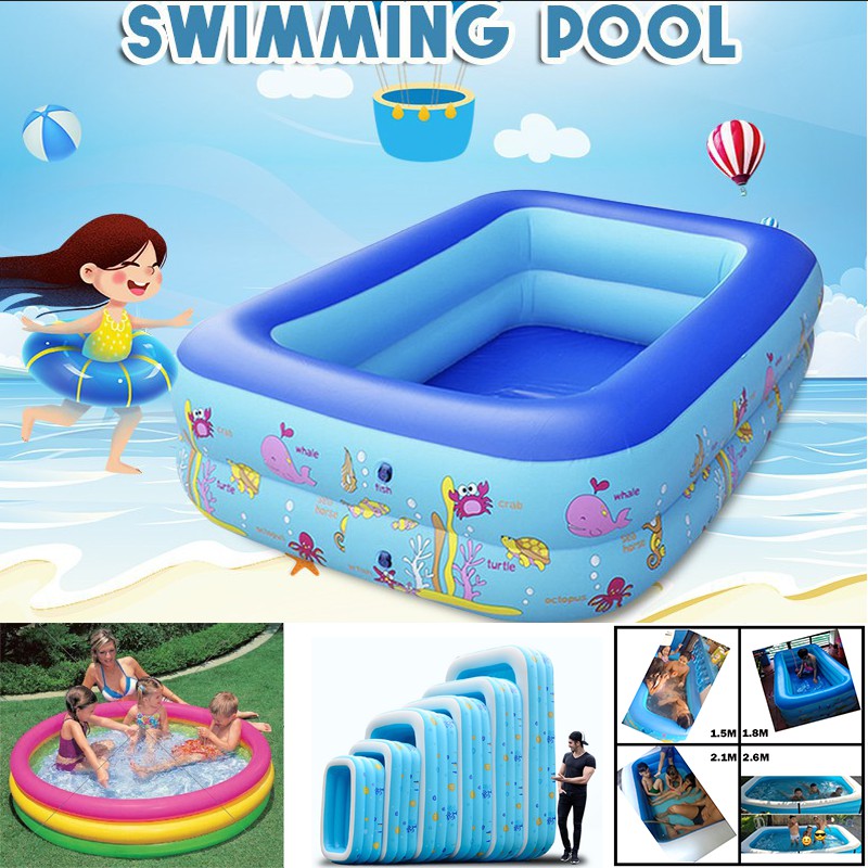 AKT pools water inflatable pool for kids portable swimming pool ...