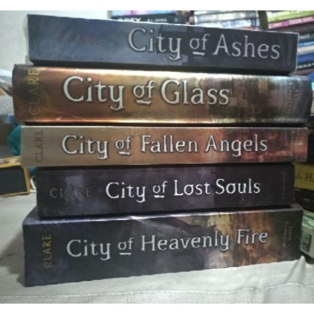 Mortal Instruments Book 2 6 City Of Lost Souls City Of Heavenly Fire Ashes Glass Fallen Angel - 