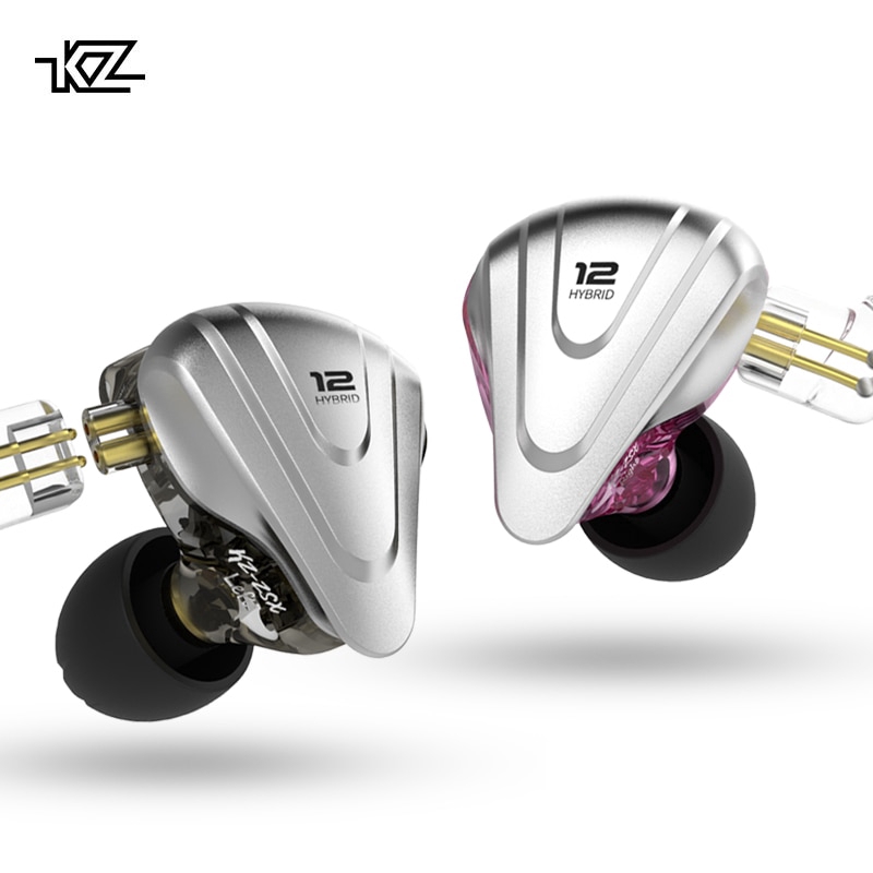 Kz Zsx Terminator Metal Headset 5ba 1dd Hybrid 12 Units Hifi Bass