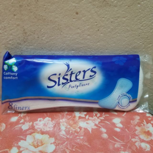 Sisters Pantyliner Blue 8pcs Shopee Philippines