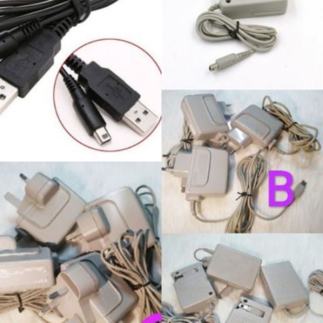 3ds o3ds 3dsxl 3dsll new3ds 2ds dsi charger 110v 220v USB charger