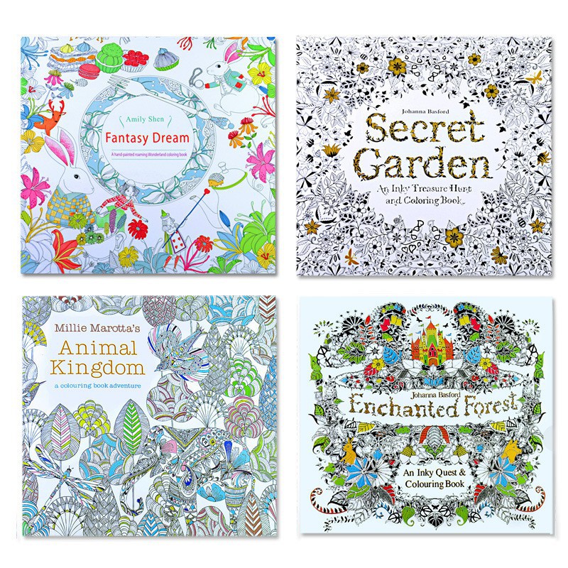 Download Adult Coloring Book Secret Garden Children S Decompression Hand Painted Coloring Book Shopee Philippines