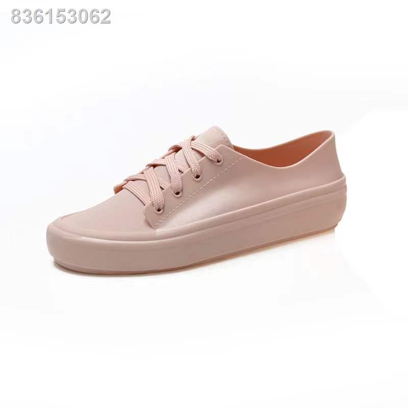 Vofox Korean Fashion Flat Mules Sneakers Casual simple style White ...