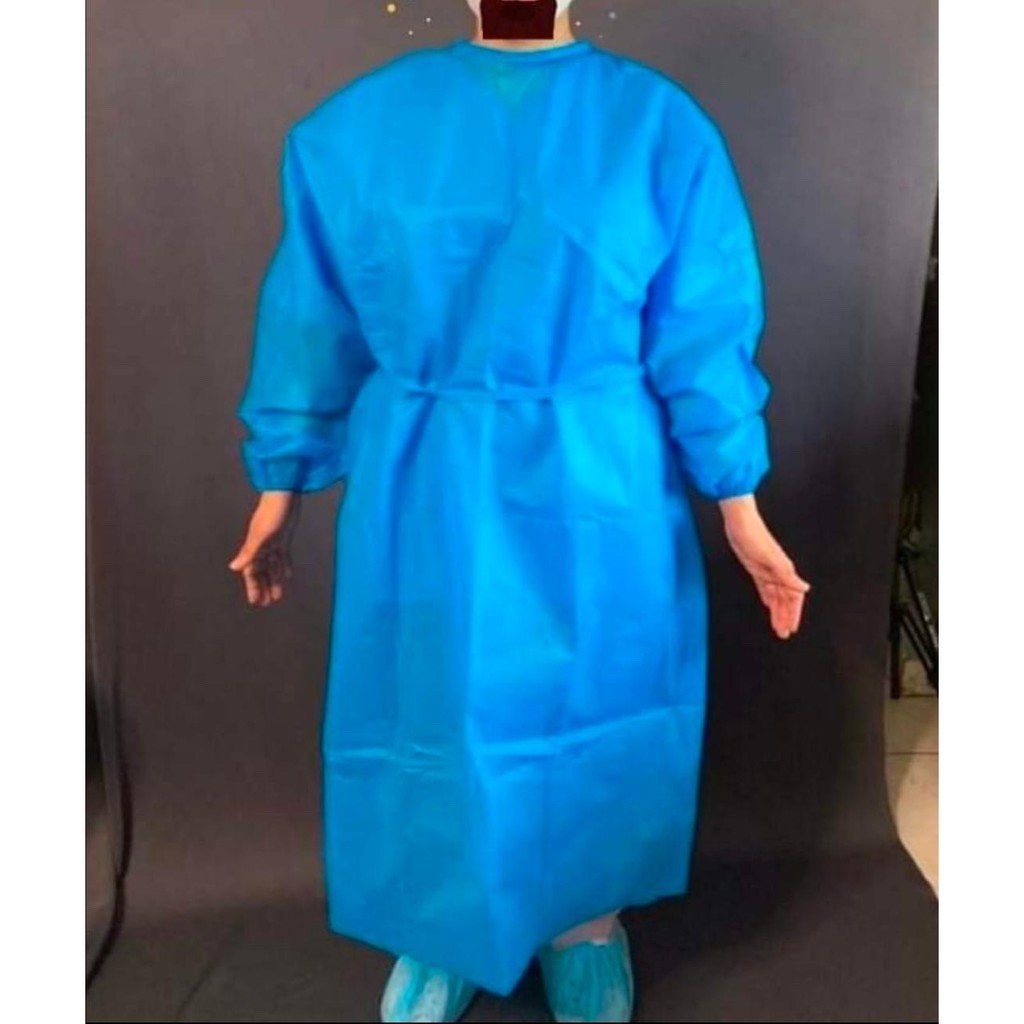 1pc Nonwoven Disposable Isolation Lab Gown PPE 40gsm Non Woven Dental