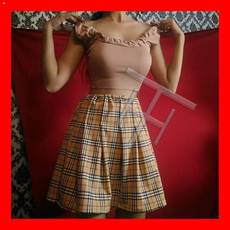 burberry skater skirt