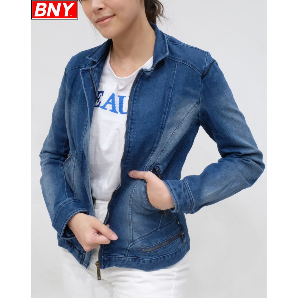 ladies indigo denim jacket