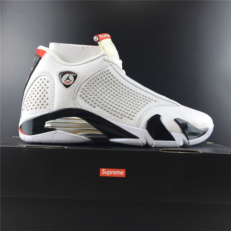 supreme x air jordan 14