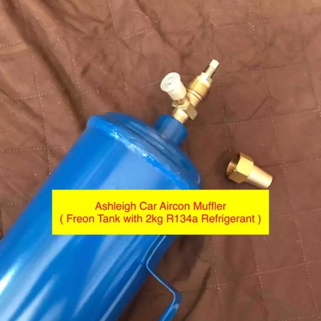 Freon Refrigerant Tank With 2kg R134a Car aircon Aircon Shopee
