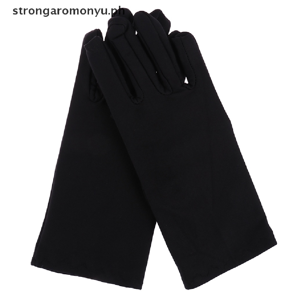 【strongaromonyu】 1 pair Cotton gloves Khan cloth Solid gloves rituals play white gloves<br />
 【PH】