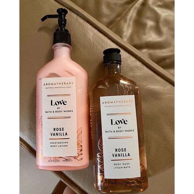 Bath & Body Works Aromatherapy Rose Vanilla Shopee Philippines