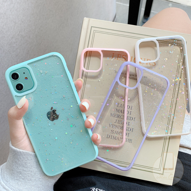 Macaron Glitter Case Iphone 11 8plus 7plus 8 7 11pro Max X