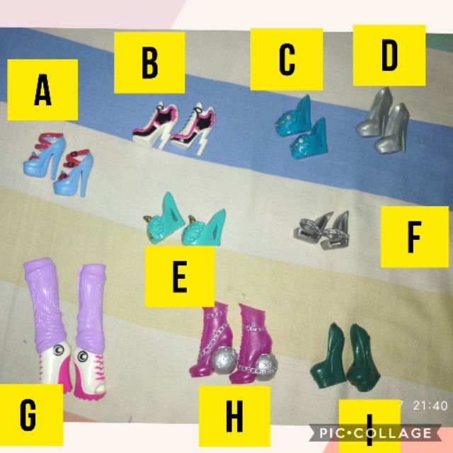 monster high doll shoes