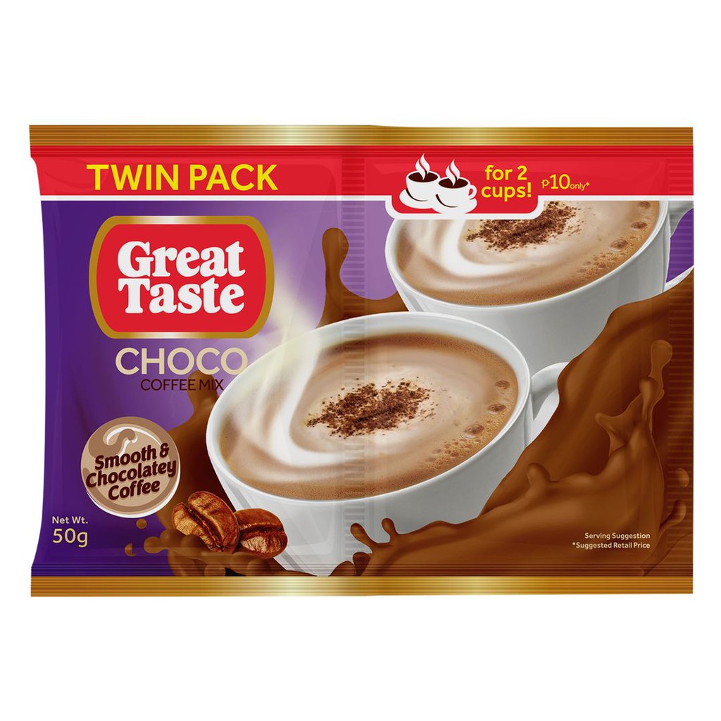 Great Taste Choco Twin Pack (10 X 50G) | Shopee Philippines