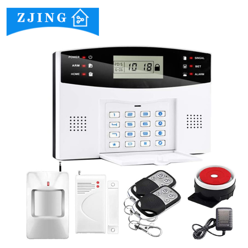 Wireless LCD GSM SMS Burglar Fire Alarm System Auto Dialer Home