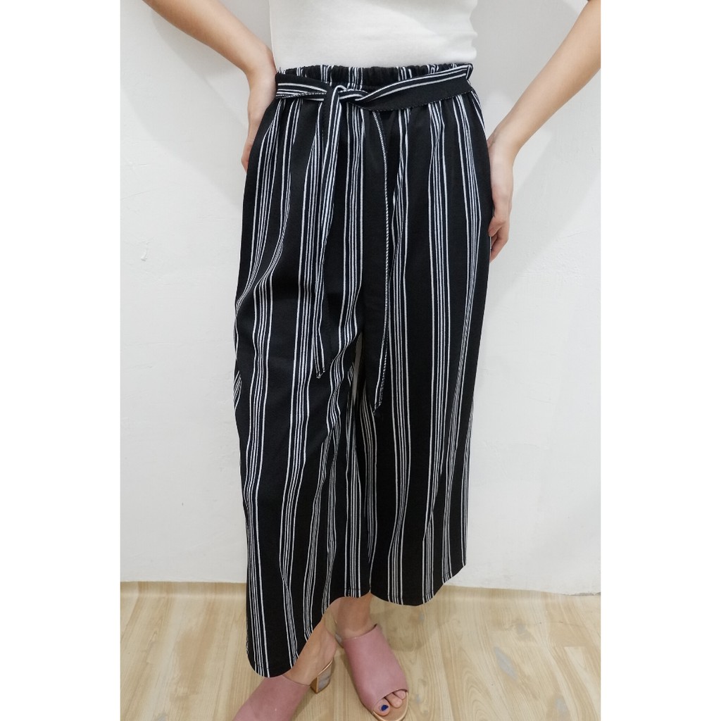 trendy striped pants