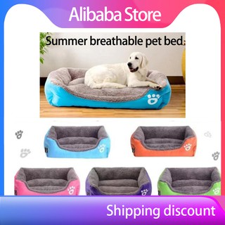 Large pet cat and dog bed medium-sized breathable cotton summer breathable pet bed