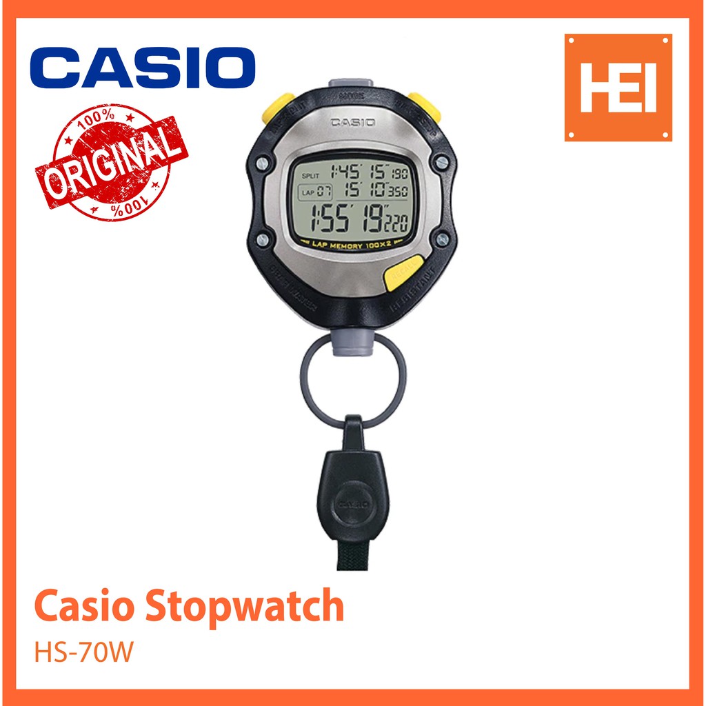 CASIO 100 Original Stopwatch HS70W Shopee Philippines