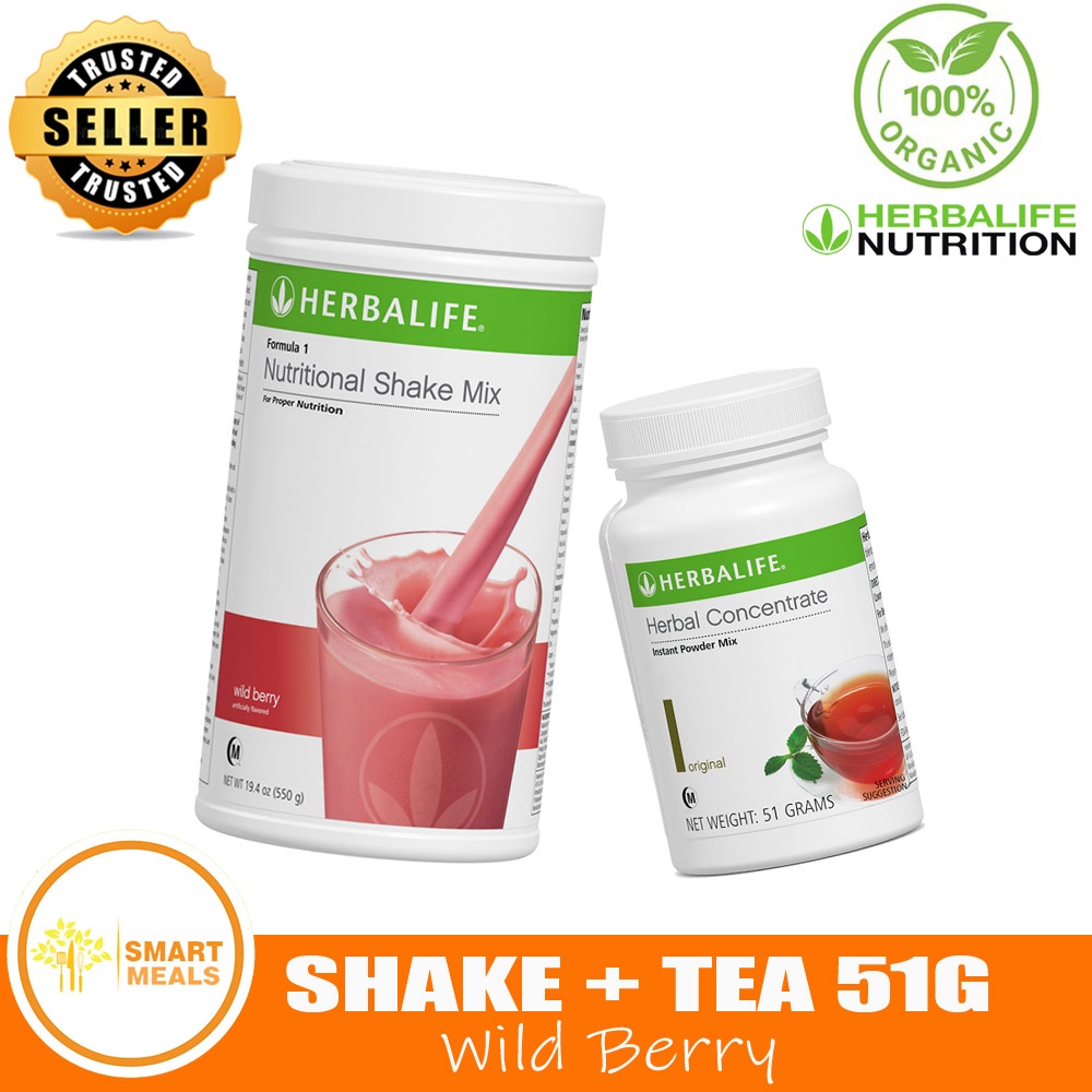 Herbalife F1 Shake with Tea 51g WILD BERRY Shopee Philippines