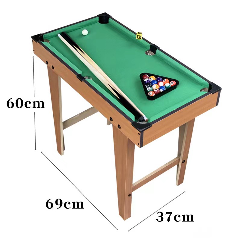 27x14 inches Mini billiard Table for Kids wooden with tall feet billiard table set taco