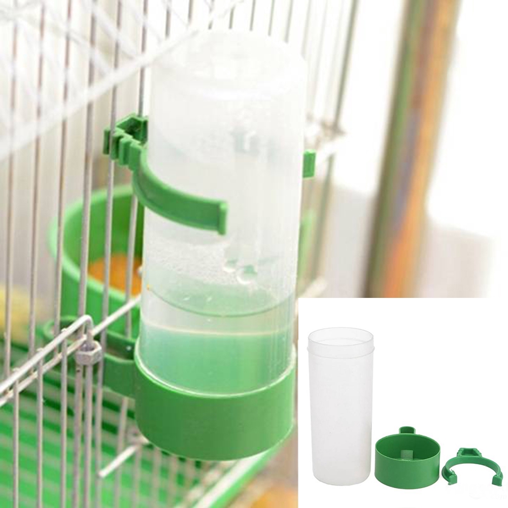 Parrot Bird Pet Water Drinker Food Feeder Clip For Lovely Birds