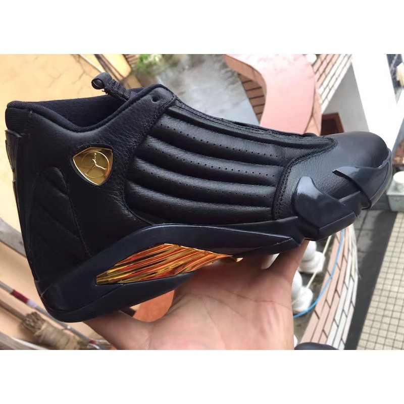 jordan 14 black gold