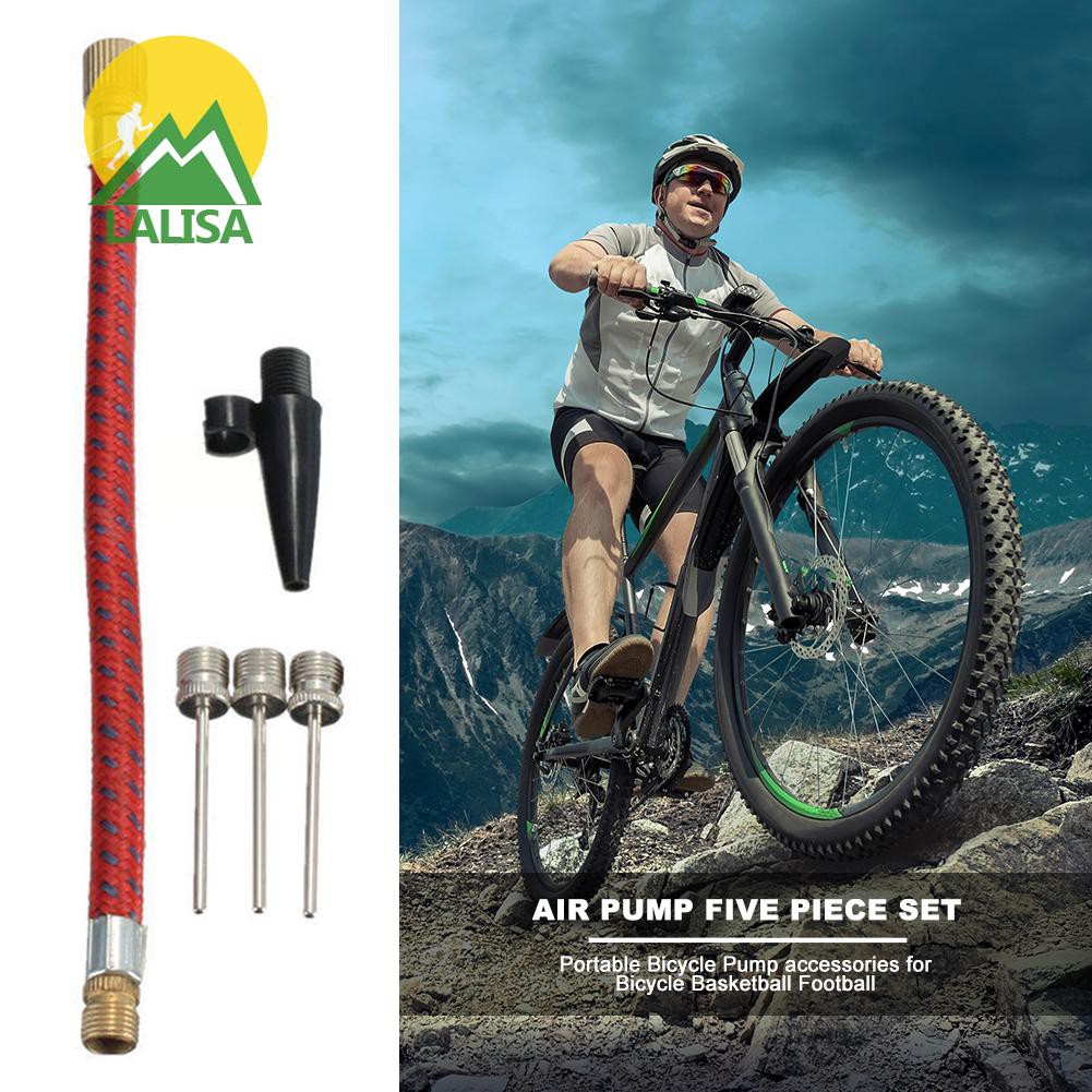 how to pump a bike tire with a ball pump