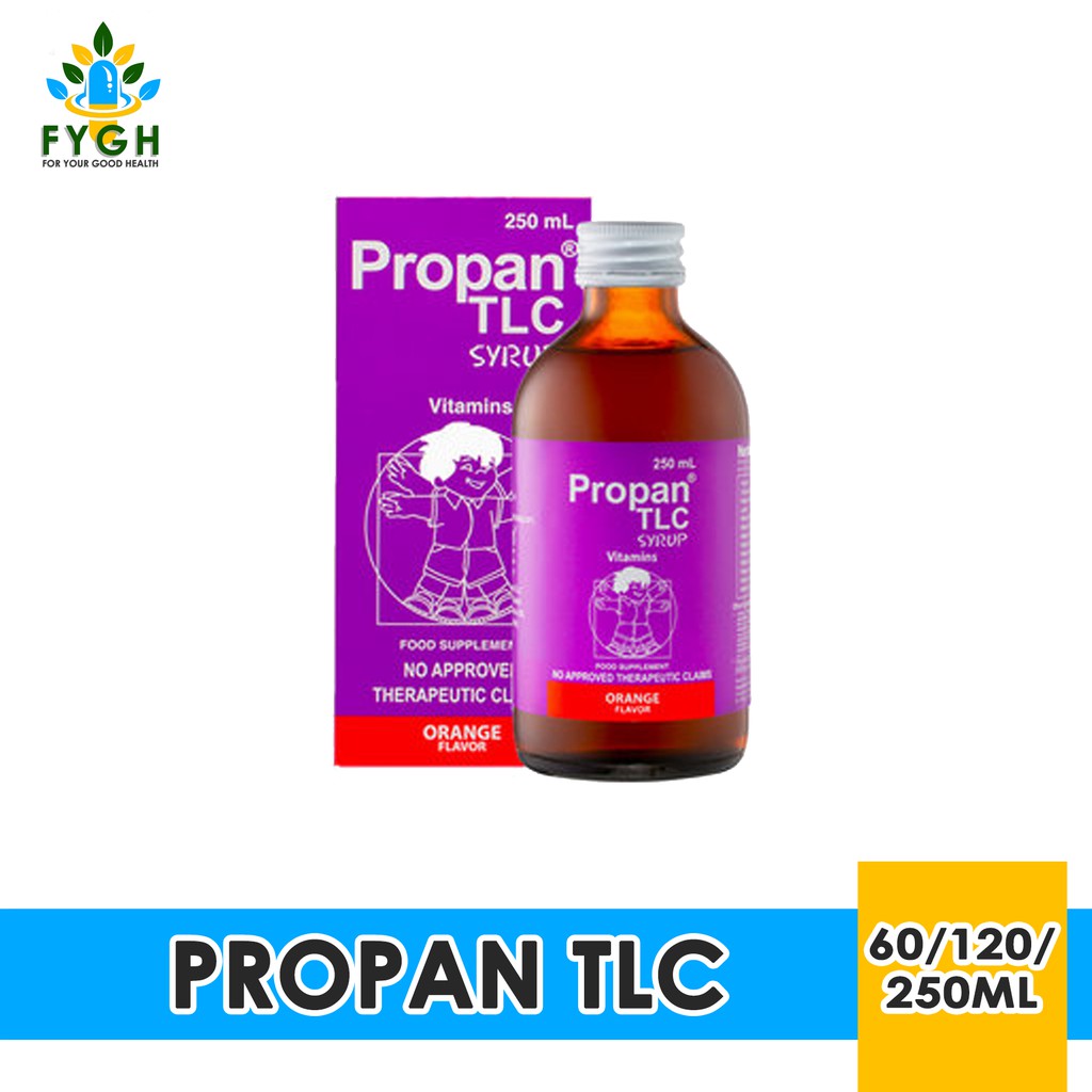 Propan TLC Syrup Multivitamins for Kids 60 120 250mL Propan TLC Syrup Multivitamins for Kids 60 120 250mL