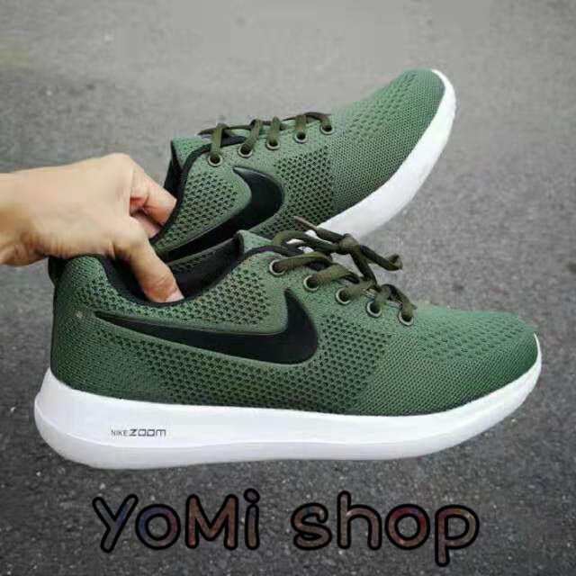 army green nike sneakers