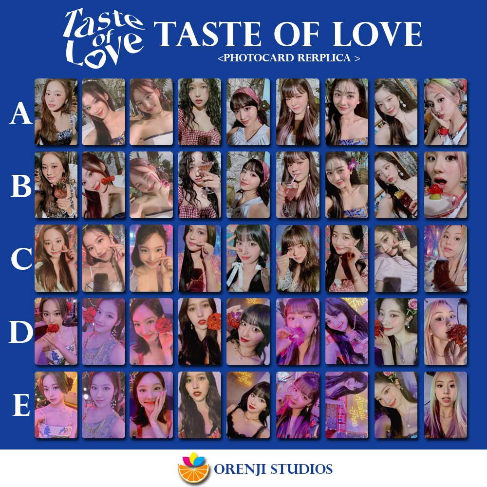 Twice Taste Of Love Photocard Pc Shopee Philippines
