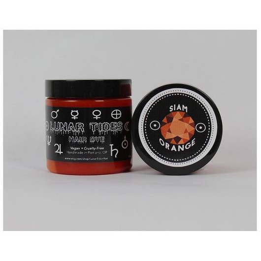 【phi local stock】 Lunar Tides Siam Orange Semi-Permanent Orange Hair Dye - ilovetodye