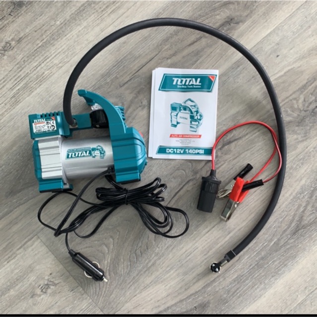 TOTAL 140psi Auto Air Compressor 12V 