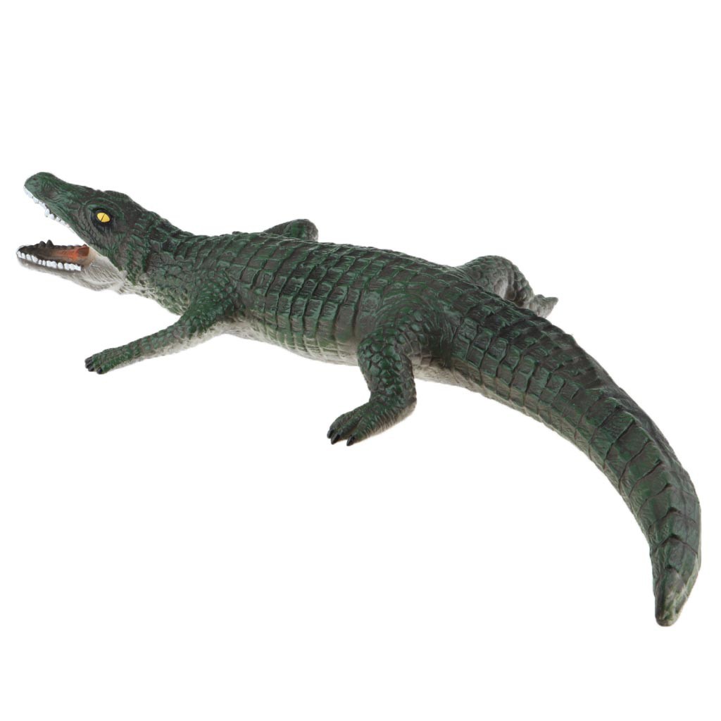 large plastic crocodile toy