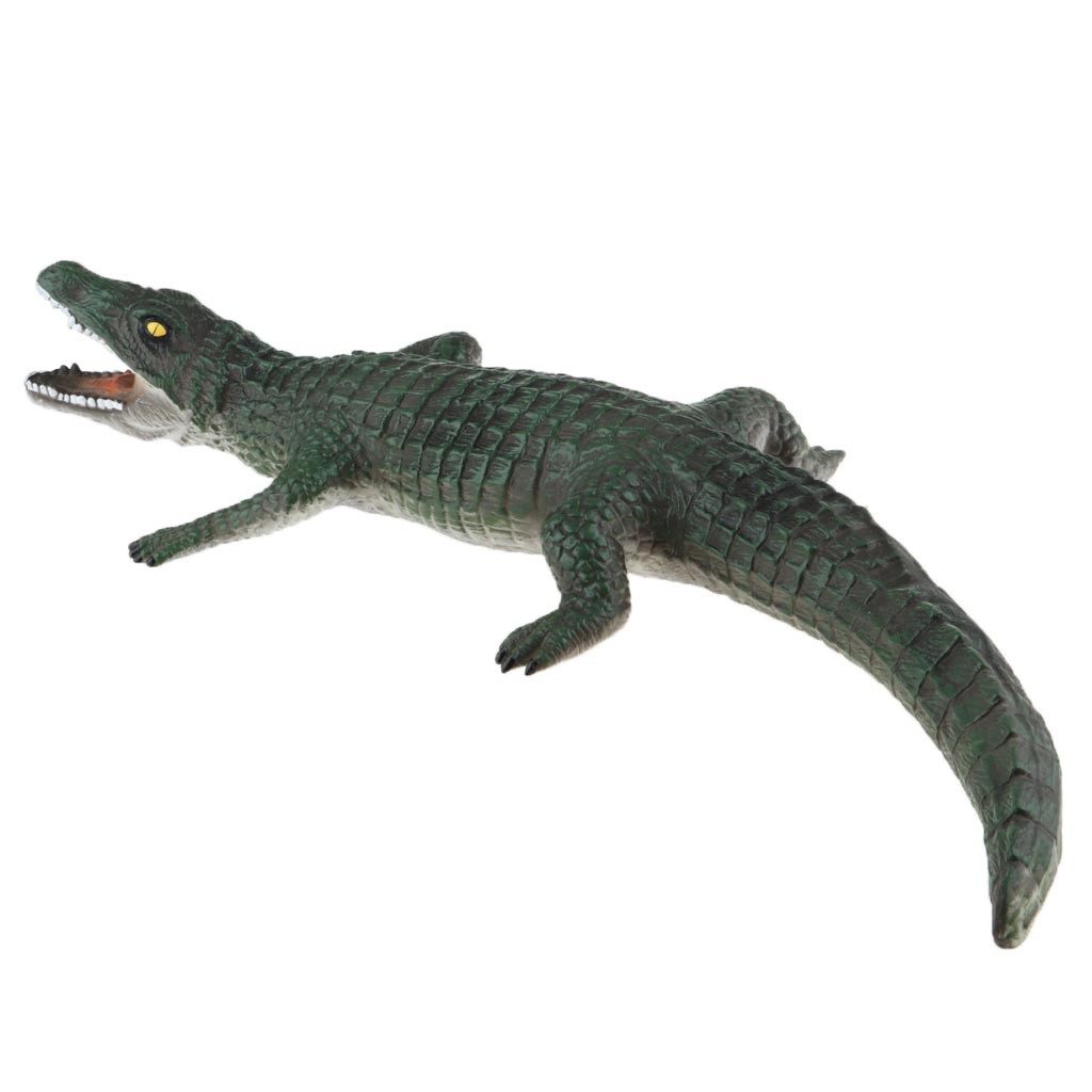 large plastic crocodile toy