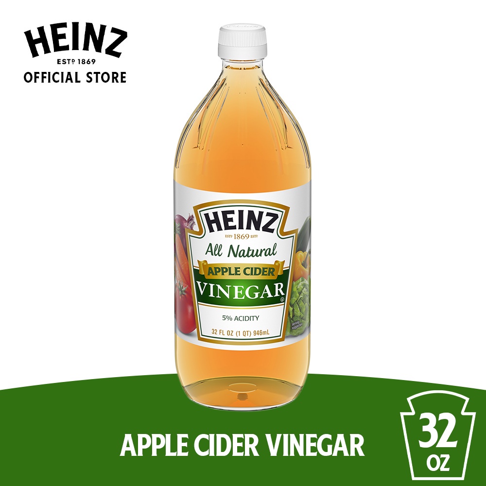 Heinz Apple Cider Vinegar 32oz Bottle Condiments Original All Natural Shopee Philippines