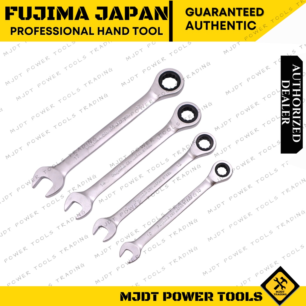 FUJIMA JAPAN PER PIECE Ratchet Wrenches Dropped Steel