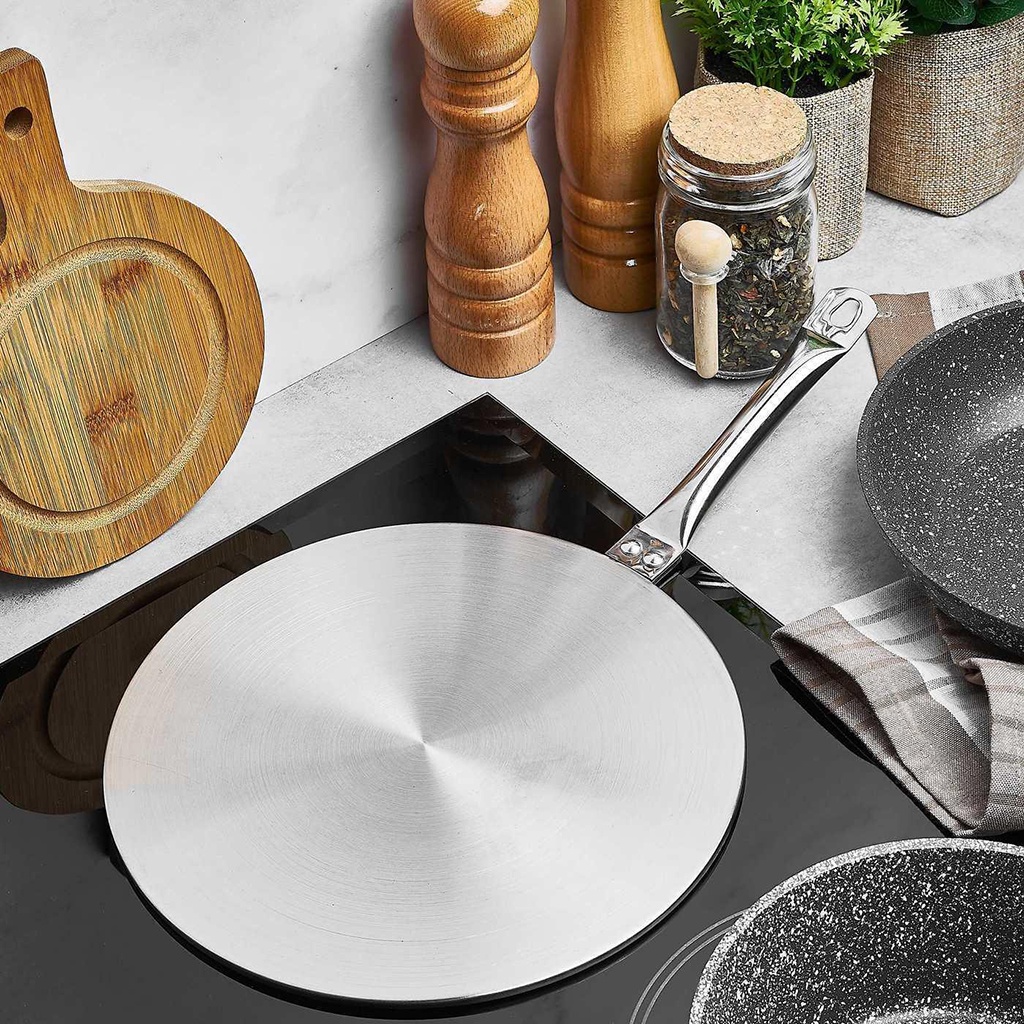 Steel Hob Plate Induction Hob Heat Diffuser Gas Electric Cookers TIS4