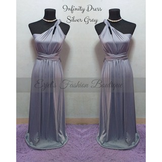 silver infinity dress