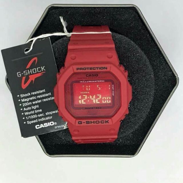 g shock red