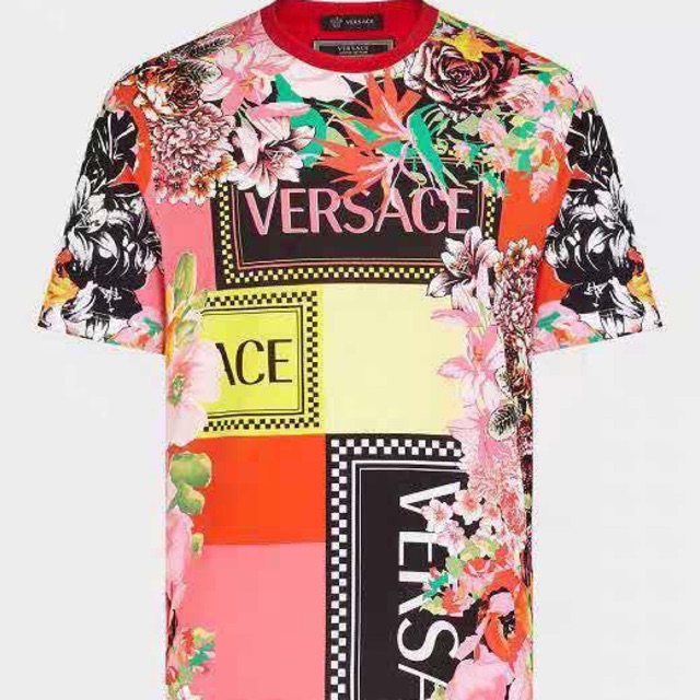 versace floral t shirt