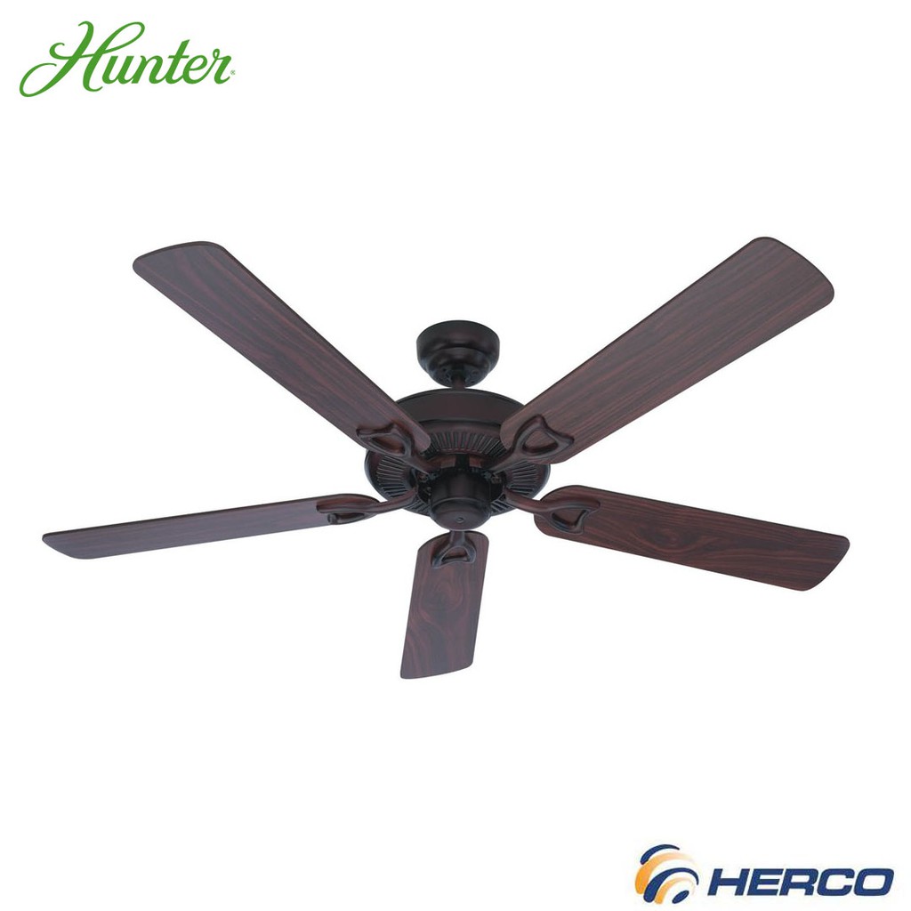 Hunter Revolution Classic Elite 52 New Bronze Ceiling Fan 220v Shopee Philippines