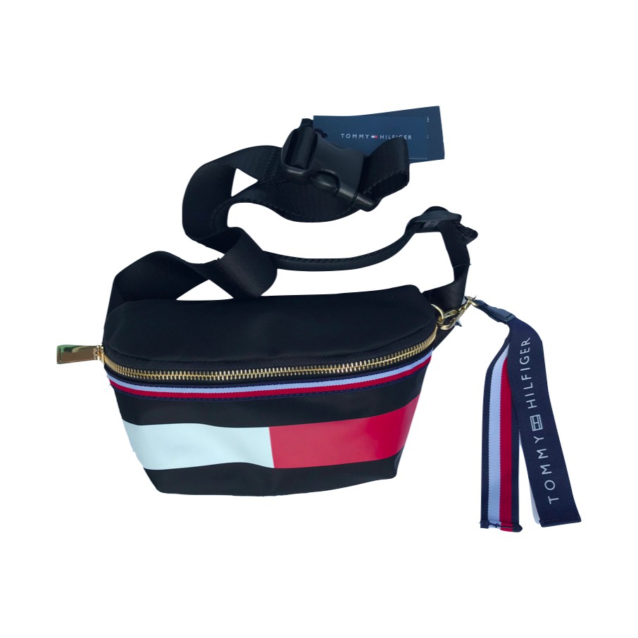 black tommy hilfiger fanny pack