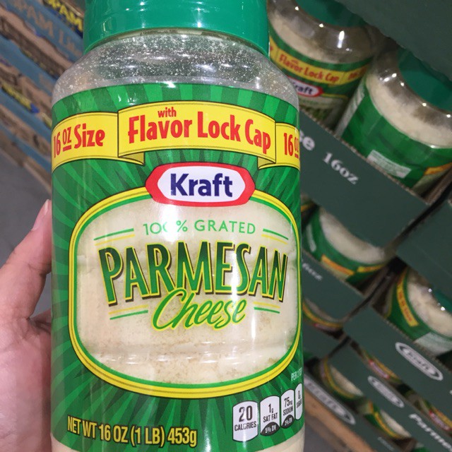 Kraft Parmesan Cheese Grated 453grams Shopee Philippines