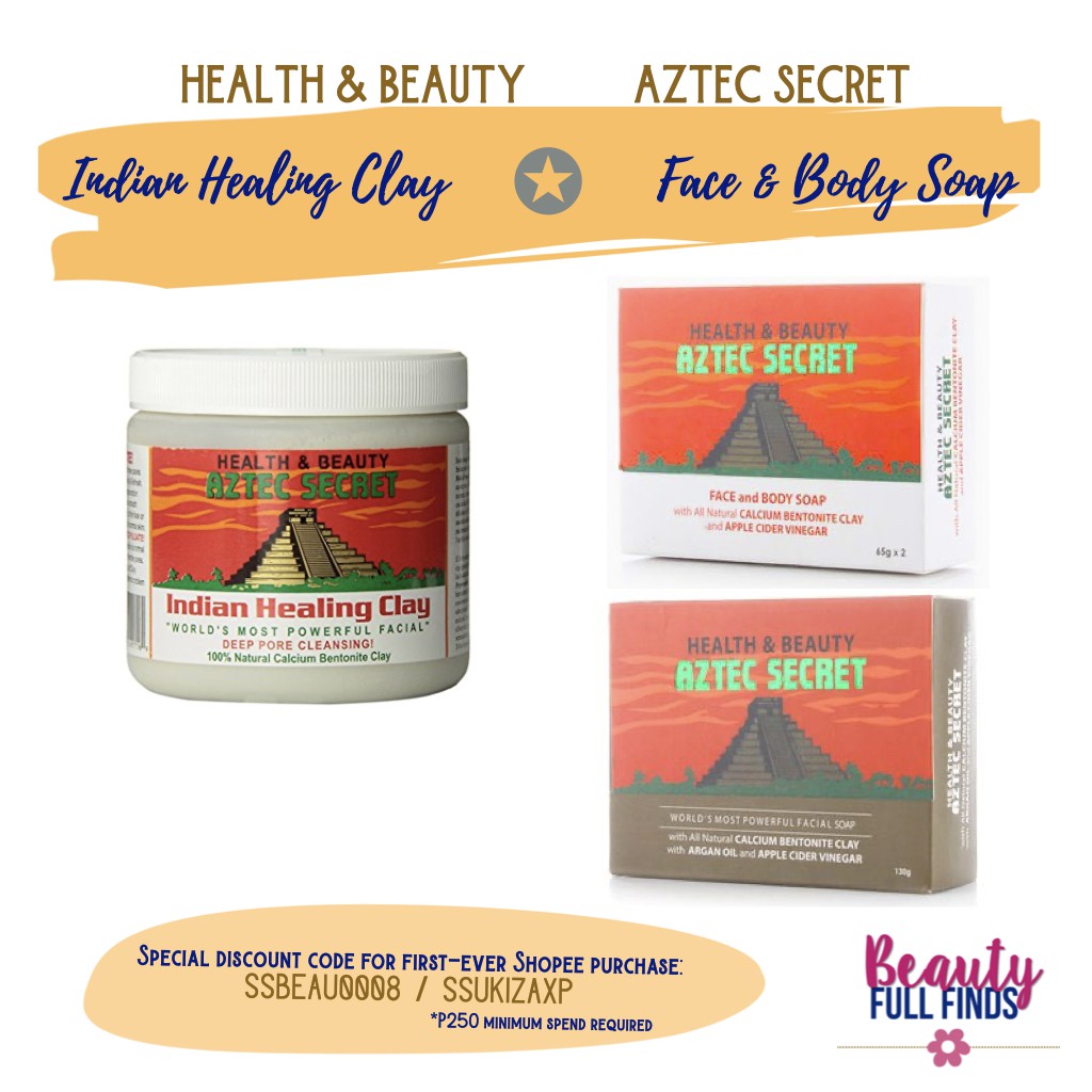 Aztec Secret Facial and Body Soap (130g) Shopee Philippines