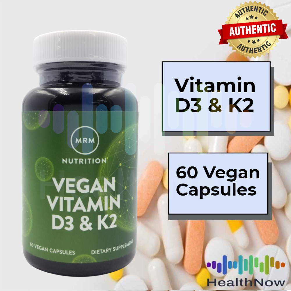 MRM Vegan Vitamin D3 & K2 60 Vegan Capsules | Shopee Philippines