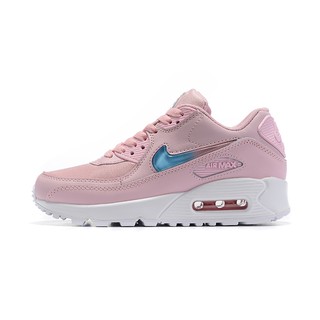 pink and blue nike sneakers